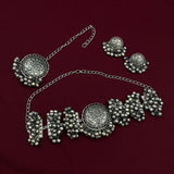 Ghungroo Choker Set With Maang Tikka