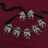 Royal Elephant Choker & Earrings