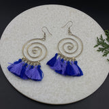 Beach Vibe Spiral Earrings