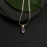 Oval Amethyst Pendant