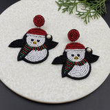Snowman Earrings