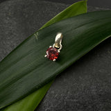 Round Garnet Pendant