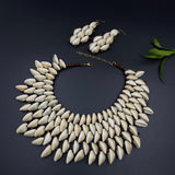 Beach Vibes Shell Necklace & Earrings