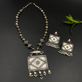 Ethnic Silver look a like Necklace set