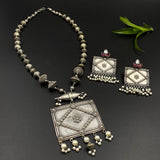 Ethnic Silver look a like Necklace set