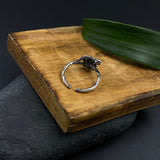 Antique Flower Bud Toe Ring (single)