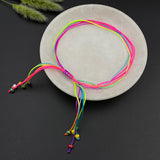 Neon Thread Anklet