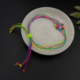 Beaded Neon Anklet