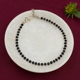 Black Beads Anklet