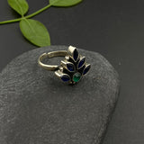 Sapphire & Emerald Toe Ring (single)