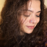 Rose Quartz Nose Pin