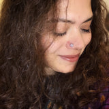 Rose Quartz Nose Pin