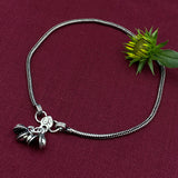 Classic Silver Anklet