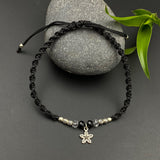 Flower Power Macrame Anklet