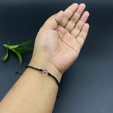 Crystal Quartz Black Thread Bracelet