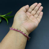 Pink Gold Sequins Bracelet