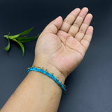 Turquoise Gold Sequins Bracelet