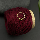 Golden Beads Nose Ring