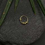 Tiny Gold Beads Ring (8mm)