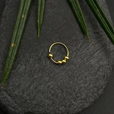 Tiny Gold Beads Ring (8mm)