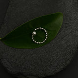 Crinkled Nose Ring