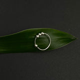 Trio Silver Beads Ring