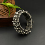 Silver look a like Ghungroo Kada Bangle