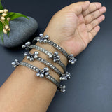 Heart Embossed Bangles (2.8)