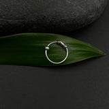 Spiral Silver Nose Ring