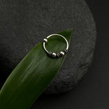 Spiral & Beads Nose Ring
