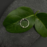 Spiral & Bead Nose Ring