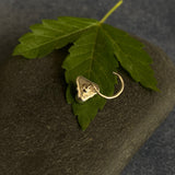Red Pyramid Nose Pin
