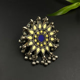 Gold & Blue Afghani Ring