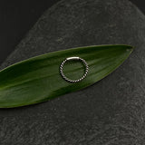 Tiny Oxidized Nose Ring