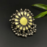 Gold Mirror Afghani Ring