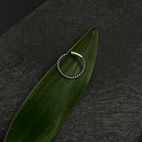 Tiny Oxidized Nose Ring