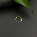 Gold Plated Spiral Nose Ring (small)