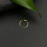 Gold Plated Spiral Nose Ring (small)