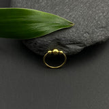 Bead String Nose Ring (gold plated)