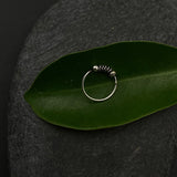 Spiral & Beads Nose Ring