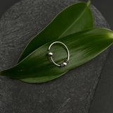 Bead & String Nose Ring