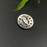 Antique Silver With Zircon Stone Ring