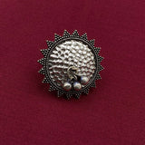Sun Rays Ghungroo Ring