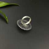 Red Mandala Finger Ring