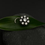Zircon Marigold Nose Pin