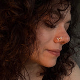 Zircon Firefly Nose Pin