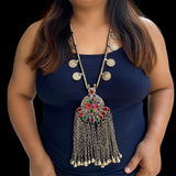 Azyan Long Afghani Necklace