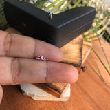 3 Ruby Stone Tail Nose Pin