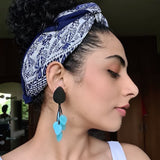 Madame Boho Earrings (Turq)