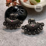 Goddess Laxmi & Ele Earrings